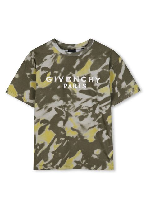 T-shirt con fantasia tie-dye GIVENCHY KIDS | H31281653